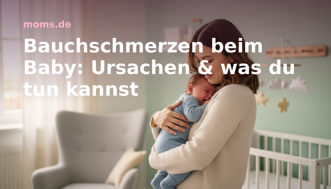 Bauchschmerzen beim Baby: Ursachen & was du tun kannst