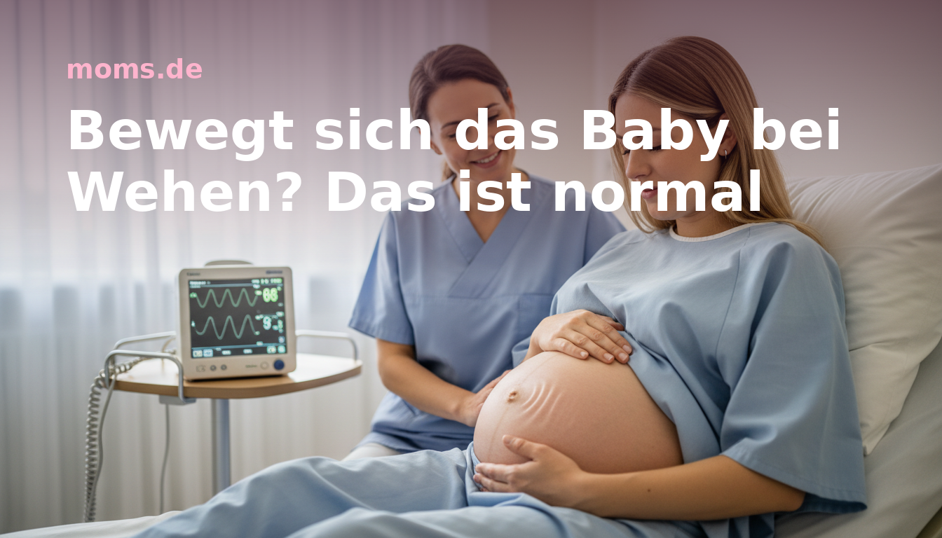 Bewegt sich das Baby bei Wehen? Das ist normal