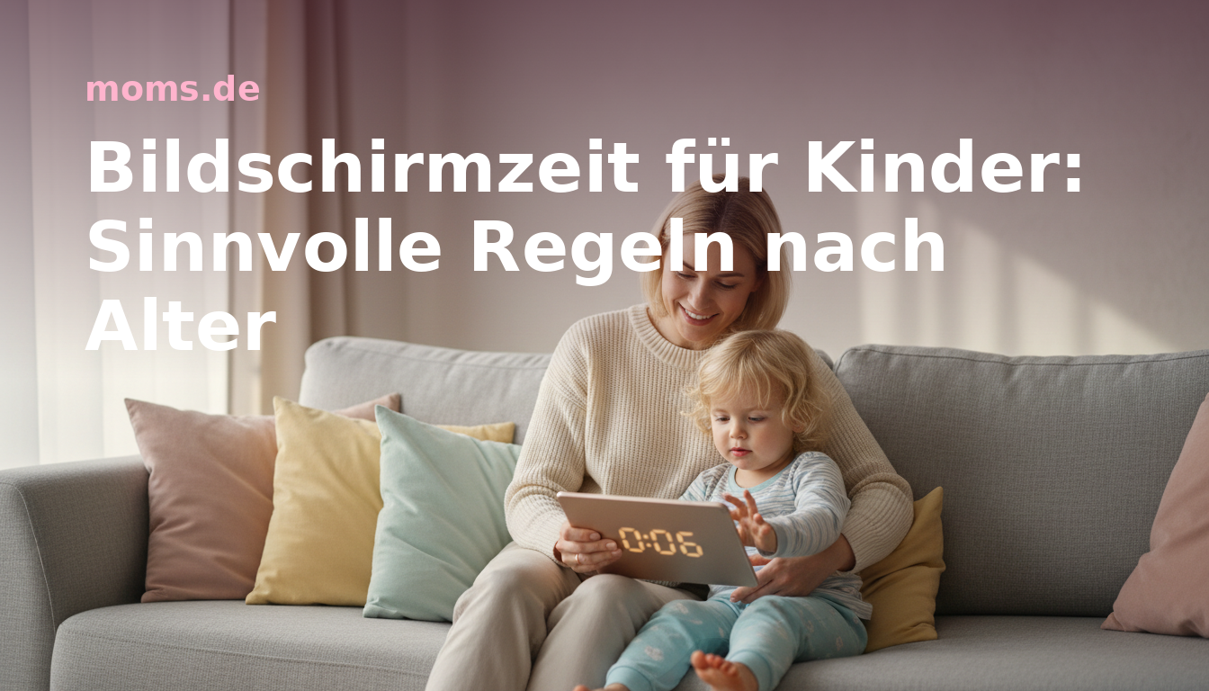 Bildschirmzeit für Kinder: Sinnvolle Regeln nach Alter