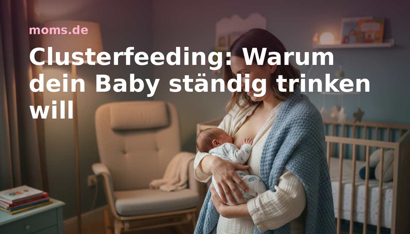 Clusterfeeding: Warum dein Baby ständig trinken will