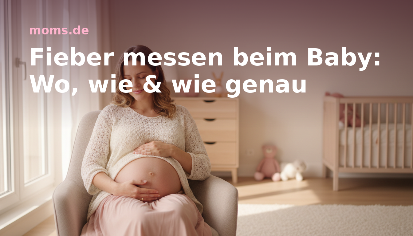 Fieber messen beim Baby: Wo, wie & wie genau