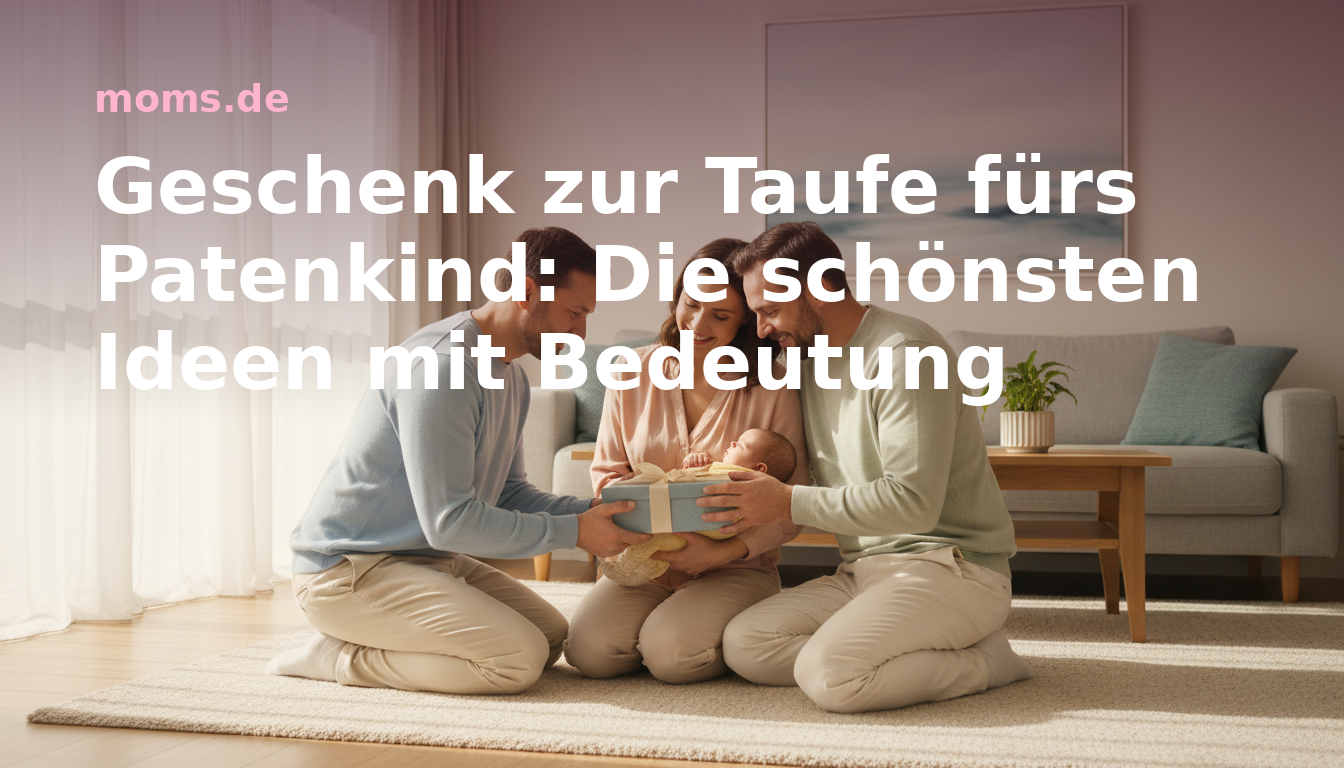 Geschenk zur Taufe fürs Patenkind: Die schönsten Ideen mit Bedeutung