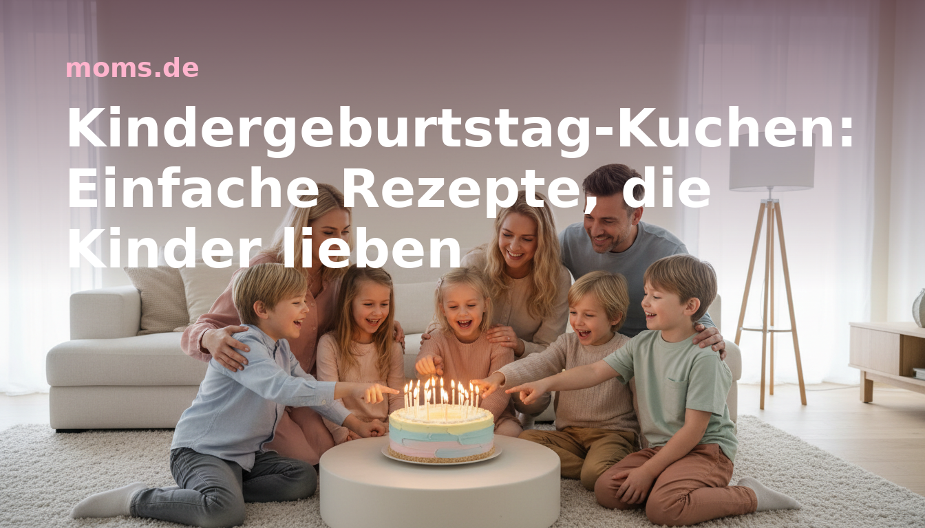 Kindergeburtstag-Kuchen: Einfache Rezepte, die Kinder lieben