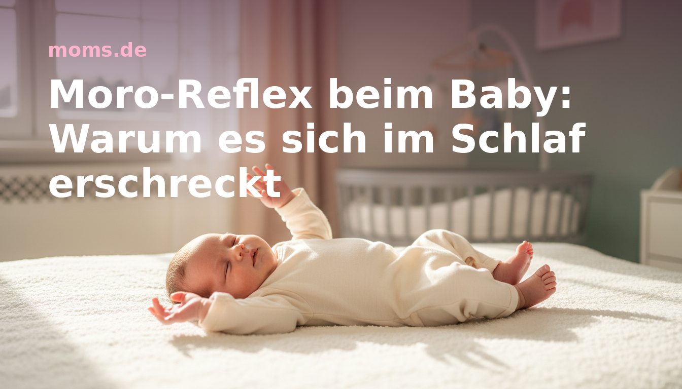 Moro-Reflex beim Baby: Warum es sich im Schlaf erschreckt