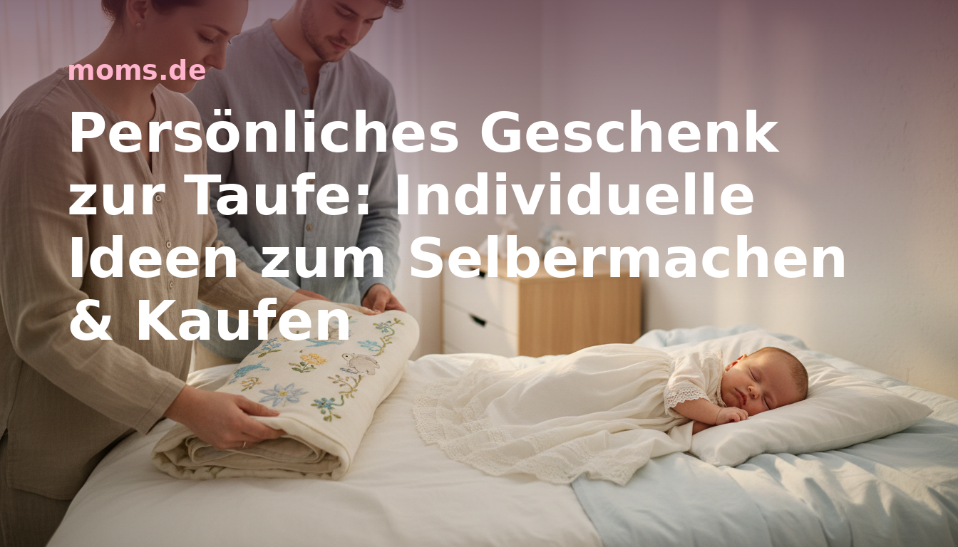 Persönliches Geschenk zur Taufe: Individuelle Ideen zum Selbermachen & Kaufen