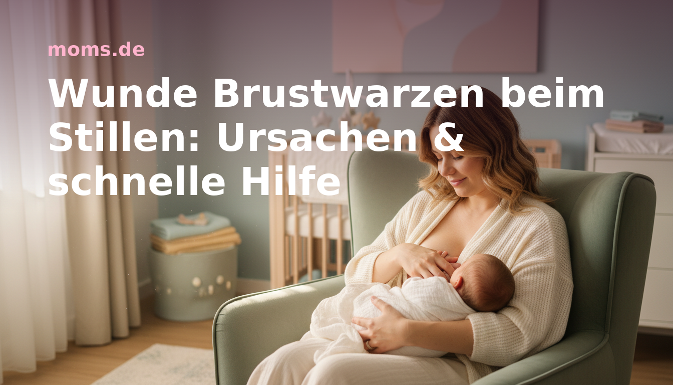 Wunde Brustwarzen beim Stillen: Ursachen & schnelle Hilfe
