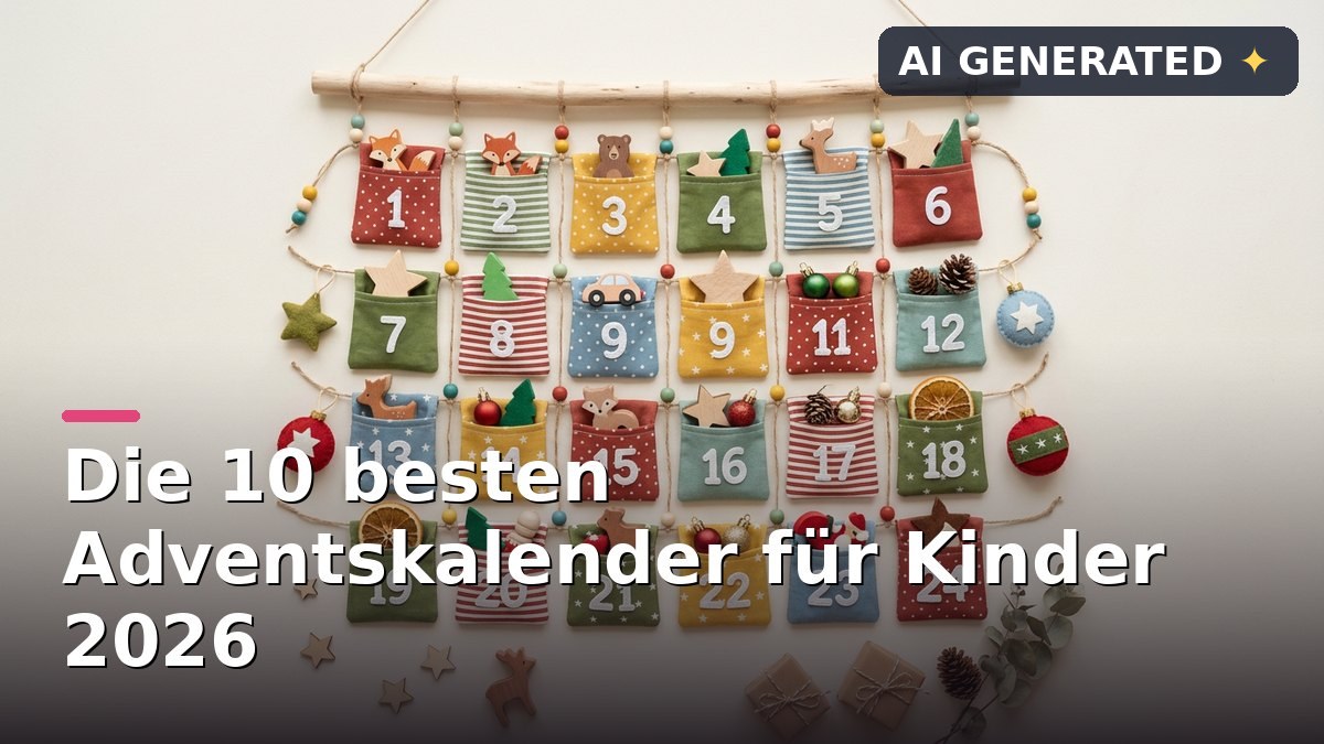 Die 10 besten Adventskalender für Kinder 2026