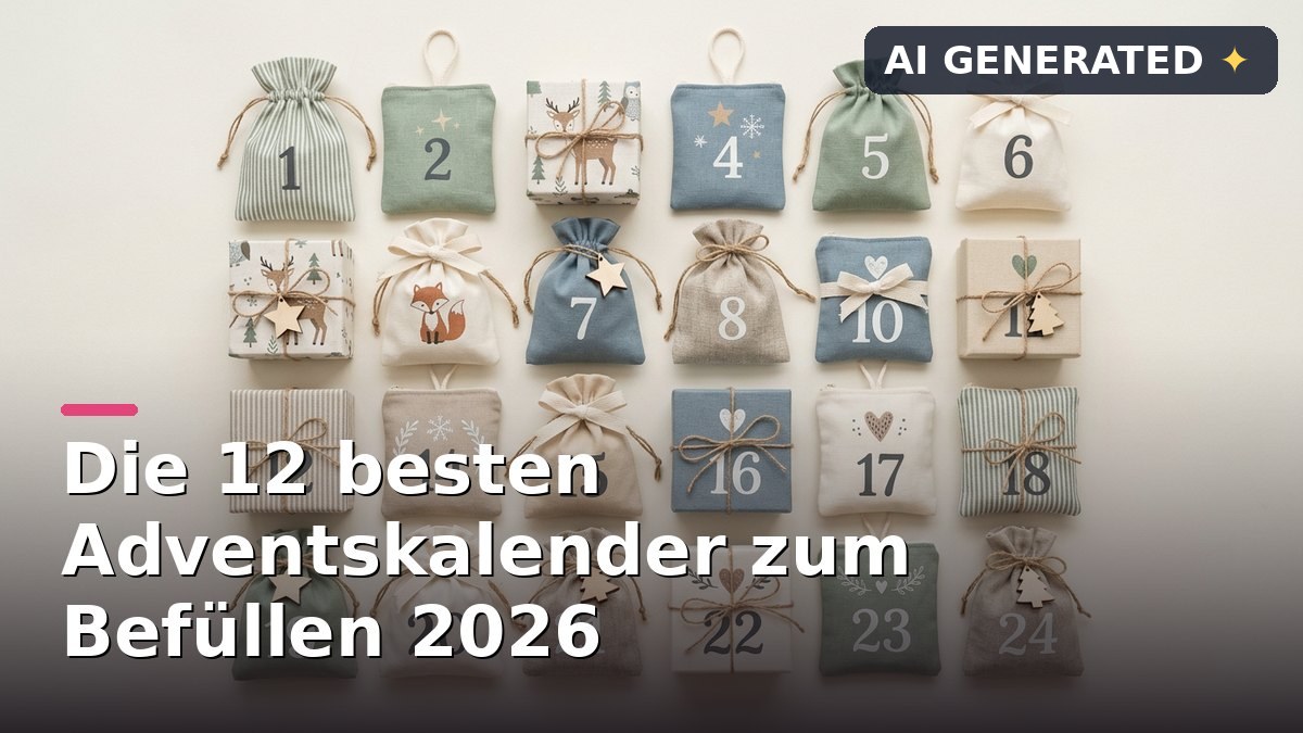 Die 12 besten Adventskalender zum Befüllen 2026