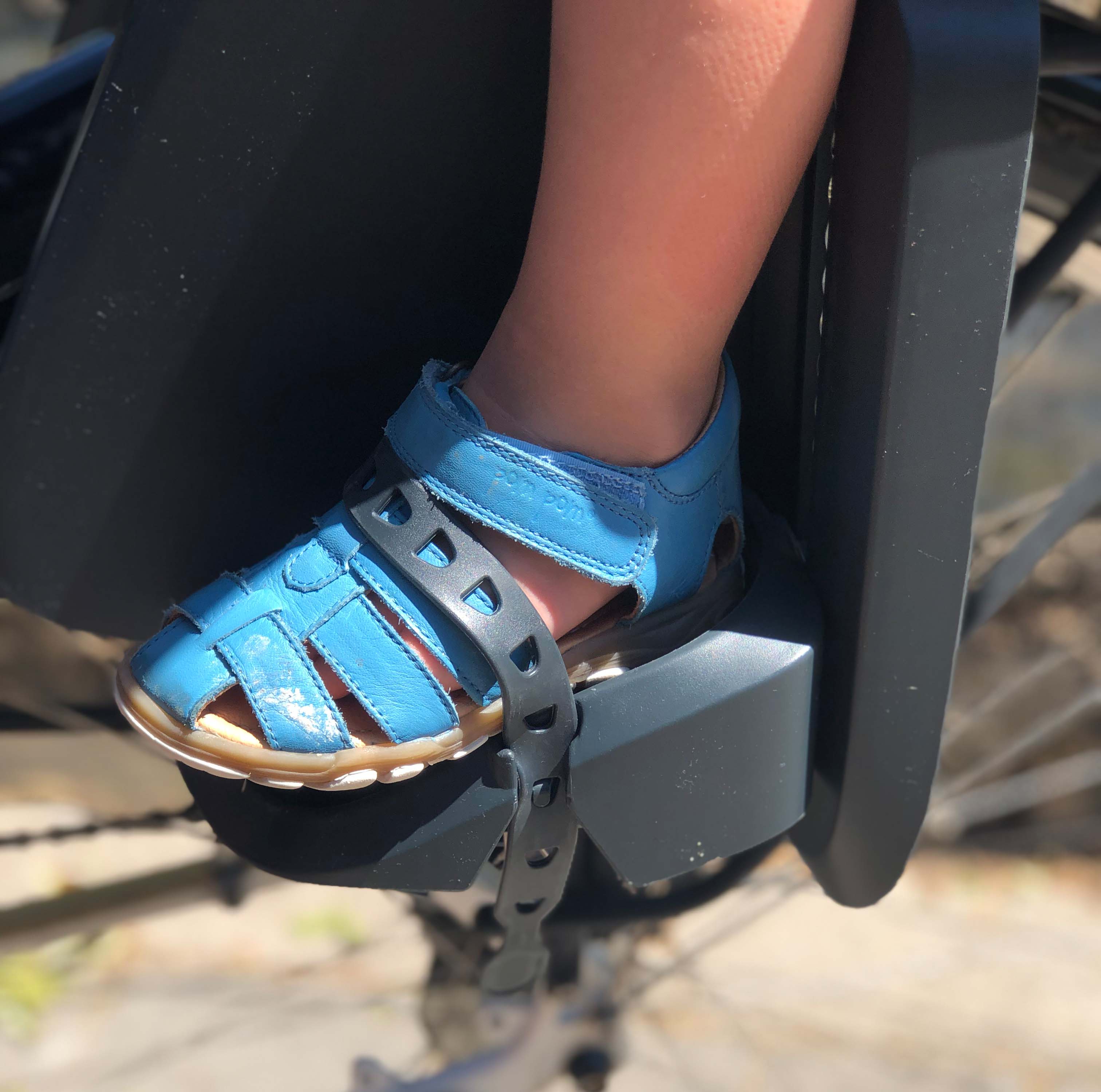 Bobike-Fahrradsitz-Sicherheitsschnalle-Fuß