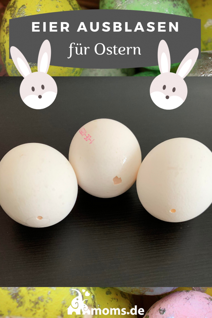 Eier ausblasen für Ostern