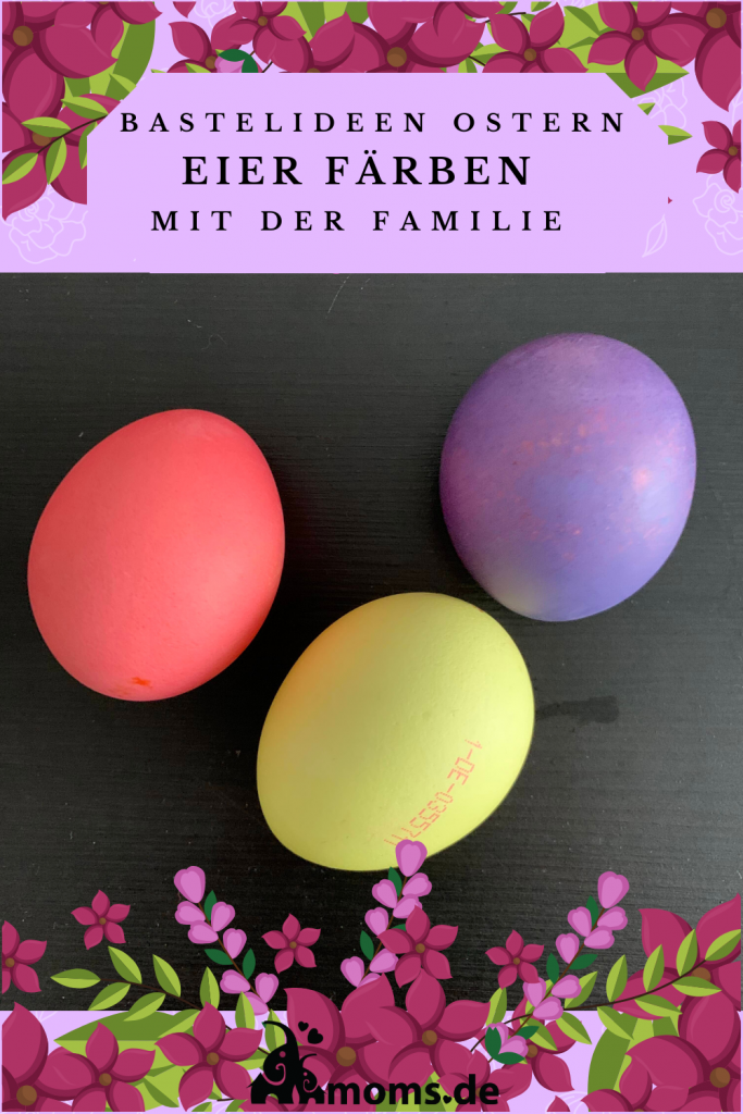 Eier färben mit der familie