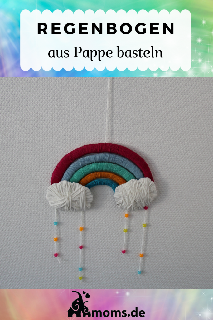 Regenbogen aus Pappe basteln