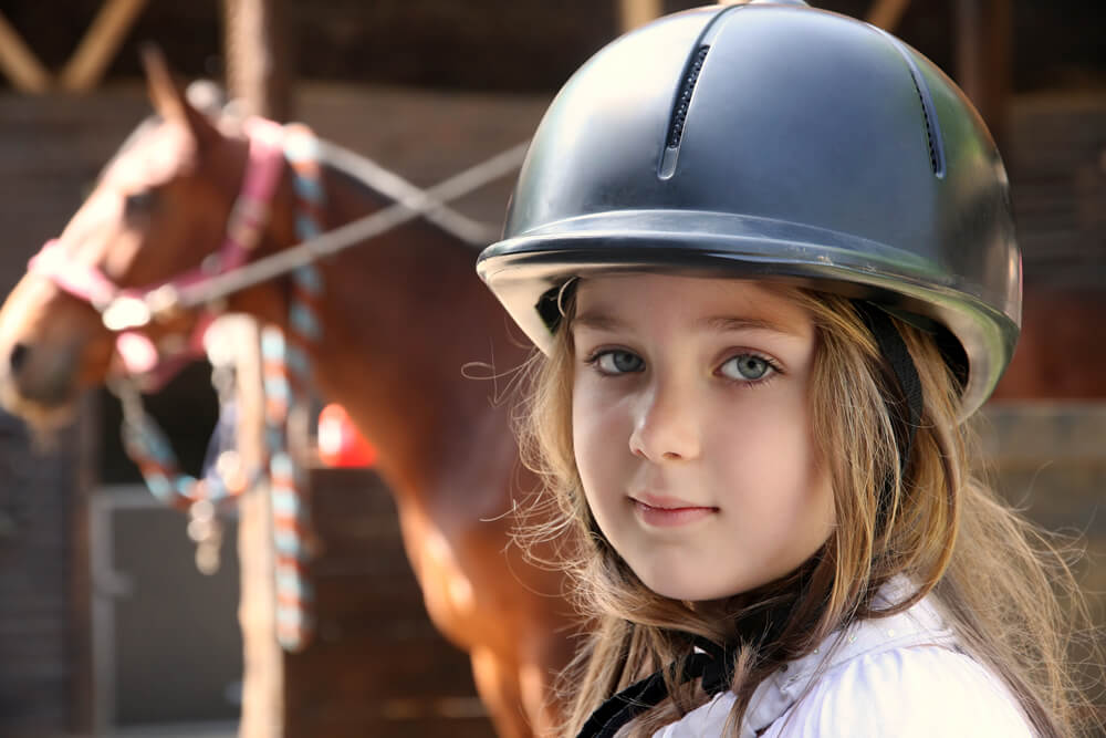 Kinder Reithelm Reitkappe verstellbar Pferdesport Kinder Helm Sicherheitshelm 