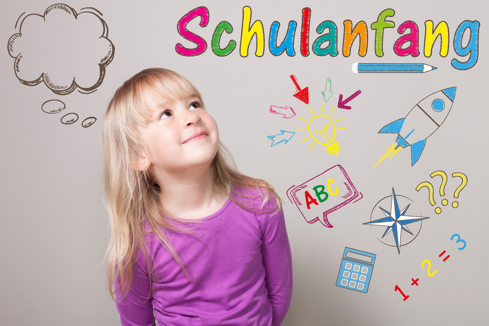 Blond,Girl,With,German,Text,"schulanfang",,Translate,"back,To,School".