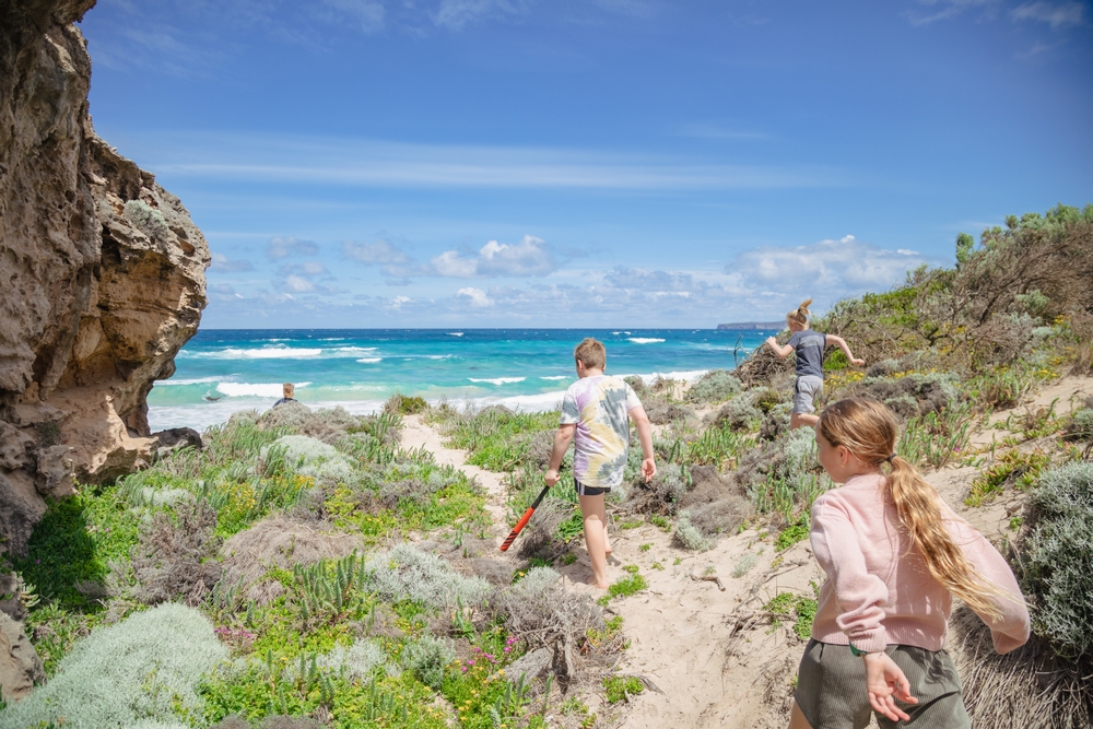 Kinder Strand Australien