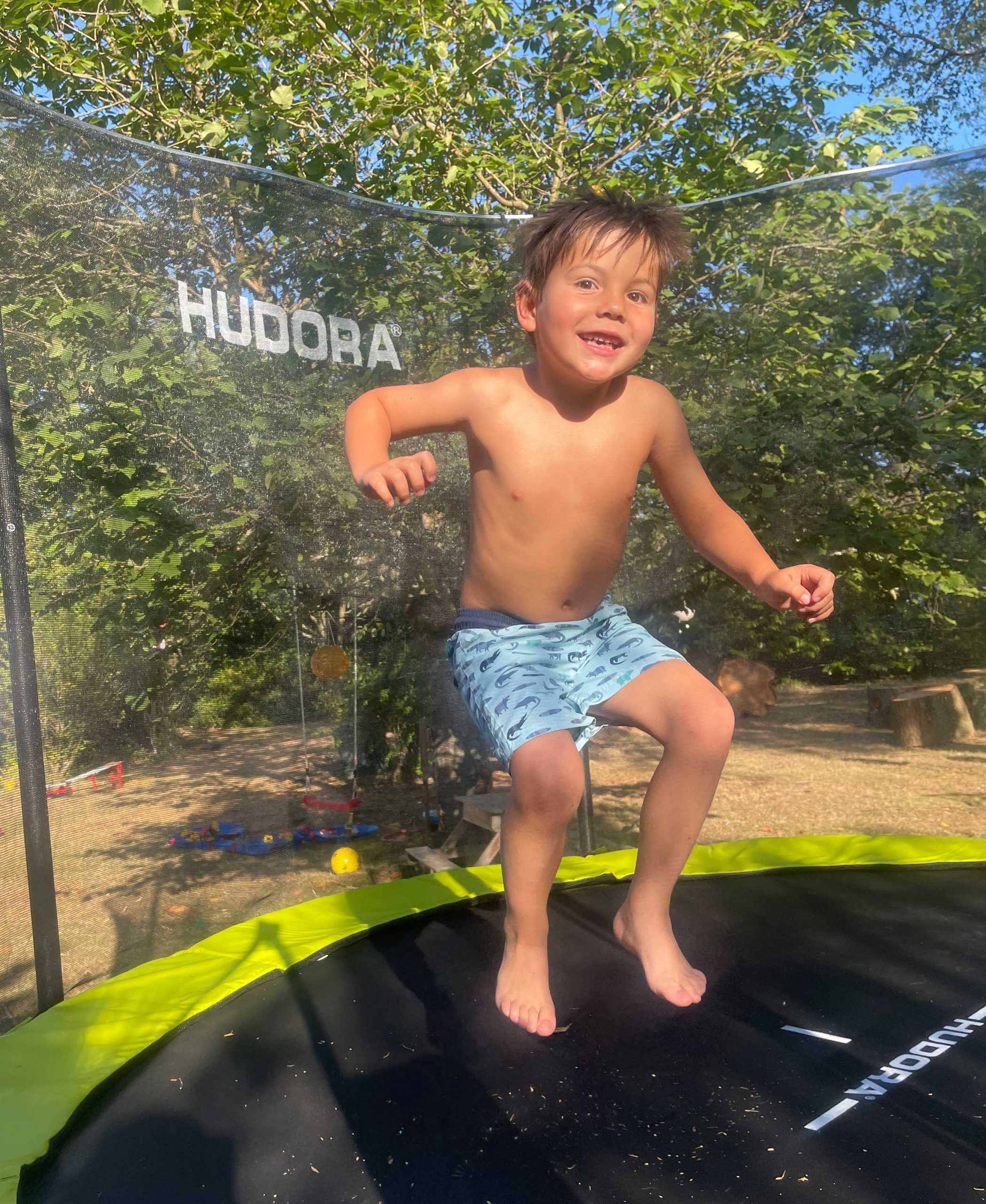 hudora-fabulous-trampolin-300v-junge-am-hüpfen