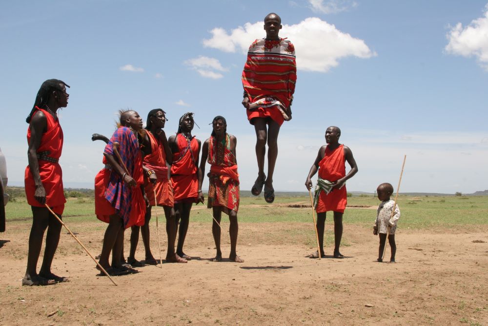 Einheimische Stämme in Kenia